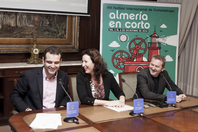 Fernández Pacheco, Vázquez y Serrano, antes de la rueda de prensa