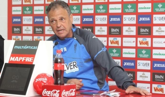 Joaquín Caparrós con el Granada