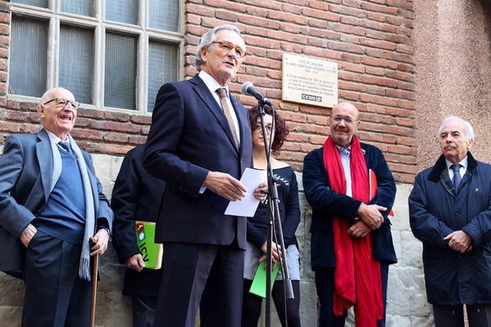 El alcalde Xavier Trias en el 50 aniversario de CC.OO. De Catalunya