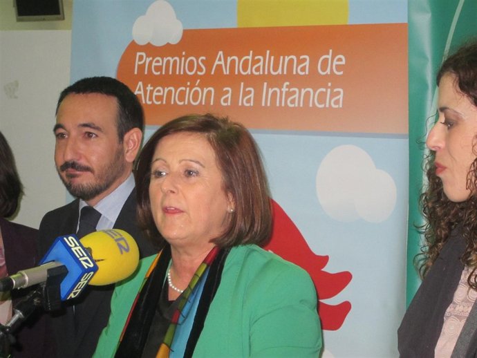 María José Sánchez Rubio en declaraciones a los medios