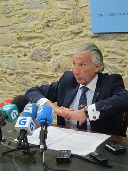 El presidente de la CEG, José Manuel Fernández Alvariño