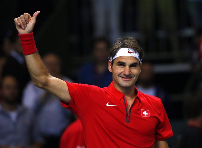 Federer en la Copa Davis con Suiza