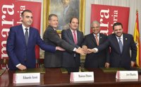 CANTABRIA.-La Cámara de Comercio de Panamá firma un convenio de colaboración con la de Cantabria