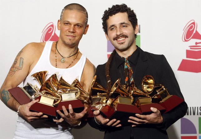 Los puertorriqueños Calle 13 en la X Edición de los Grammy Latino