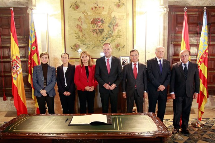 Firmantes del protocolo contra la violencia de género