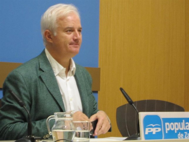 El portavoz del PP, Eloy Suárez