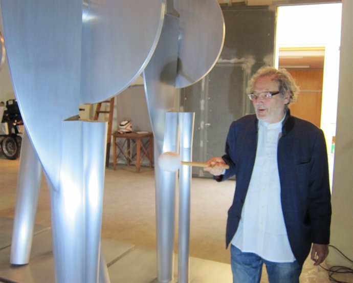 Miquel Navarro en su taller 