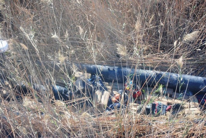 Presunta embarcación narcotraficante