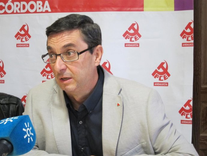 El secretario general del PCE, José Luis Centella