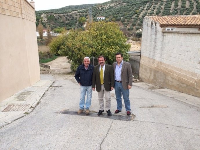 Visita de José Castro a Los Villares (Jaén)
