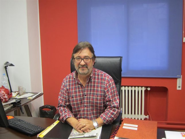 El secretario general de CC.OO.-Aragón, Julián Buey.