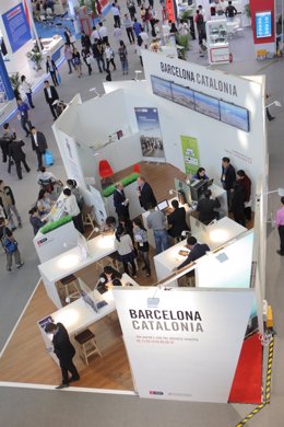 El estand Barcelona Catalonia en la China Hi-Tech Fair