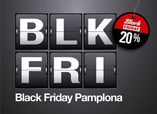 Comercios de Pamplona celebrarán el Black Friday.