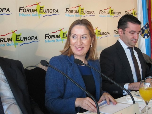 La ministra Ana Pastor en Vigo.