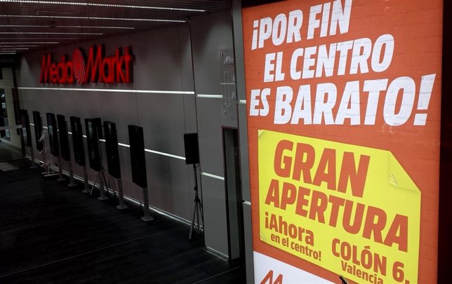 Nueva tienda de Media Markt en la calle Colón de Valencia.