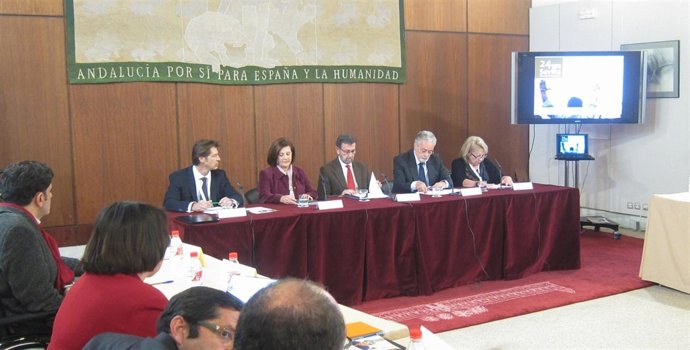 Sánchez Rubio y Gracia en unas jornadas de Feafes