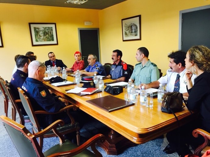 Junta de seguridad de Navidad en Las Palmas de Gran Canaria