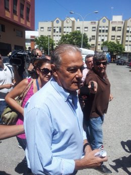 El exconsejero de Hacienda Ángel Ojeda tras ser detenido este verano