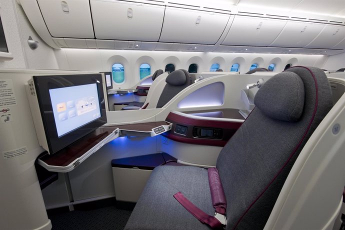 Clase Businness de Qatar Airways