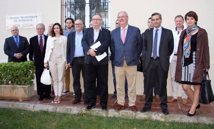 Visita de una delegación polaca en Málaga.