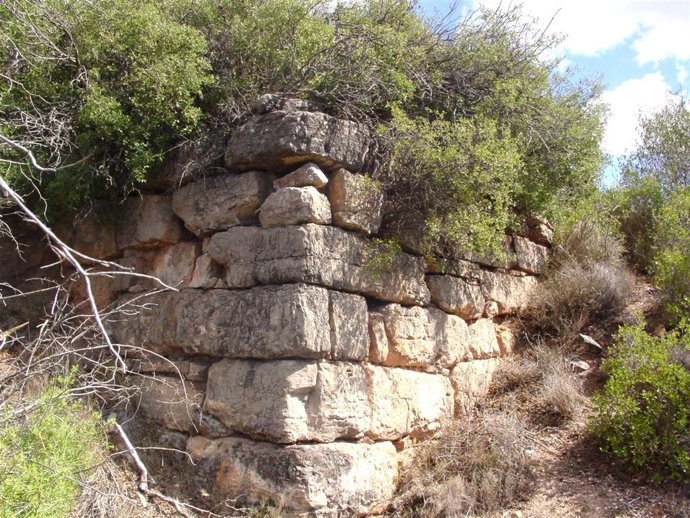 Gátova restaura la torre sur del yacimiento ibérico del Castillo del Torrejón