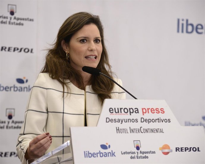 Susana Pérez-Amor en el Desayuno Deportivo de Europa Press