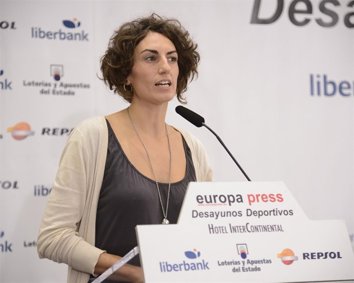 Raquel Corral en el Desayuno Deportivo de Europa Press