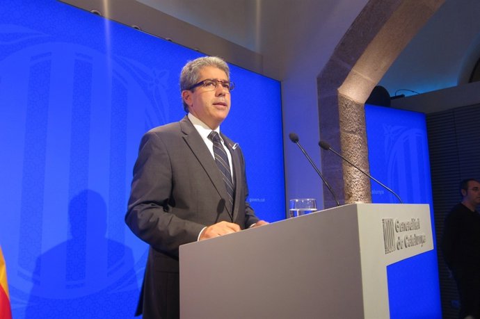 Rueda de prensa del conseller y portavoz del Govern, Francesc Homs