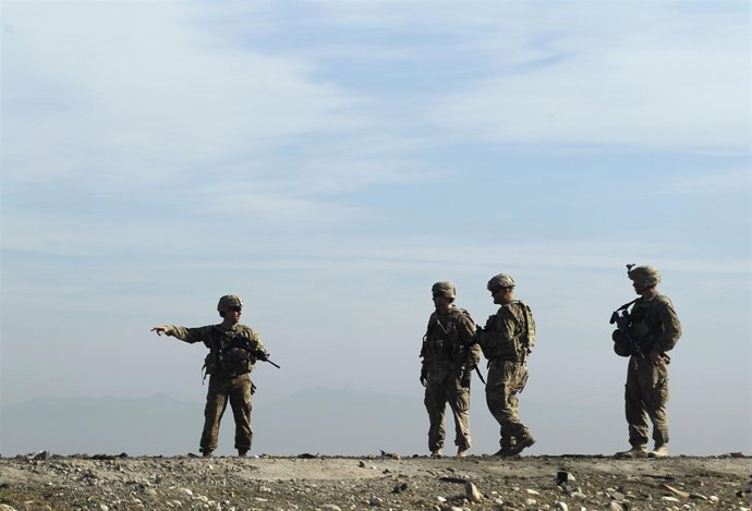 Tropas estadounidenses destacadas en Afganistan.