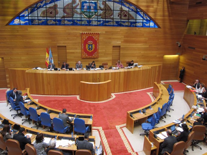 Hemiciclo del Parlamento de Galicia.