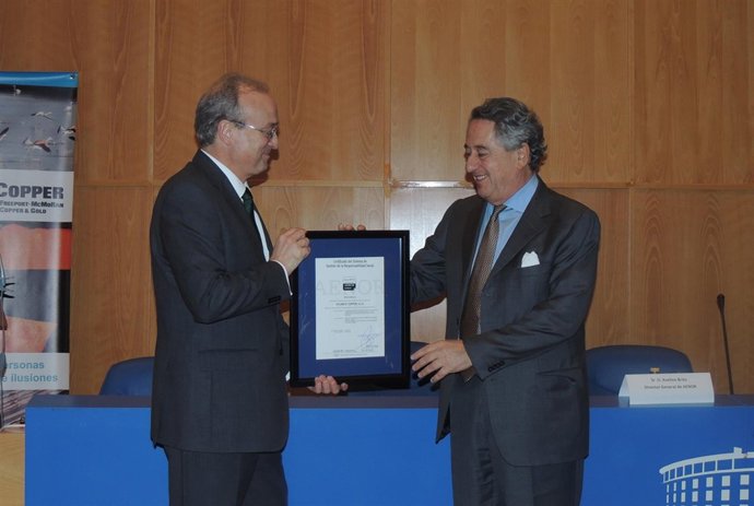 Aenor concede a Atlantic Copper una certificación internacional. 