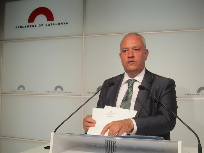 El portavoz adjunto del PP en el Parlament, Santi Rodríguez