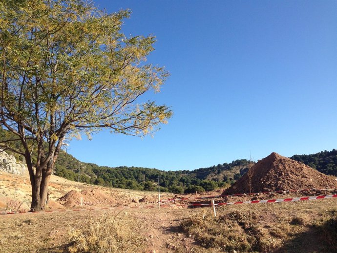 Lugar en Alfacar donde podría estar enterrado García Lorca