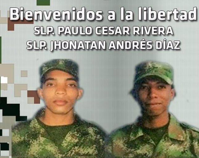 Soldados liberados por las FARC