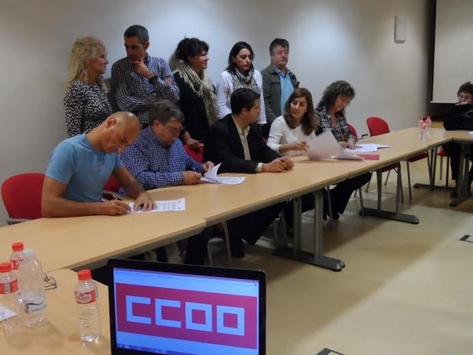 Firma del acuerdo de fin de huelga SUAP y 061