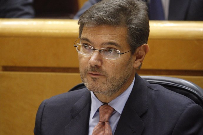 El ministro Rafael Catalá en el Senado