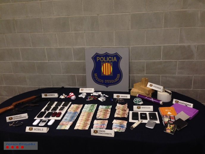 Demantelan un punto de venta de cocaína en Collbató