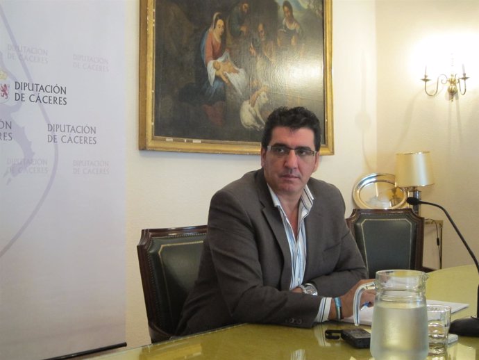 Saturnino López, portavoz de Diputación de Cáceres