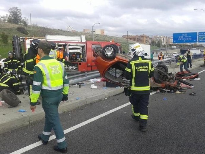 Accidente en la M-40