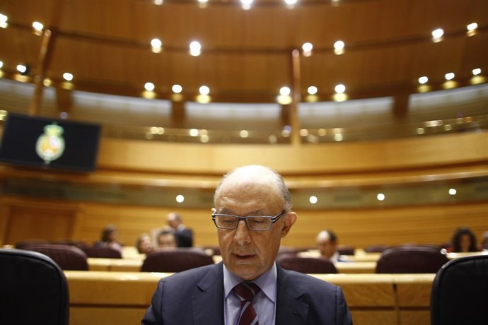 Cristóbal Montoro en el Senado