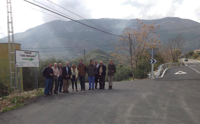 Visita a obras de mejora en la intersección del Cristo del Arroz