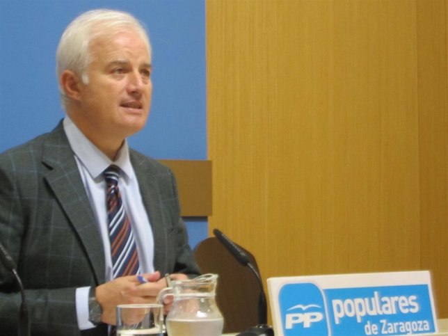 El portavoz del PP, Eloy Suárez