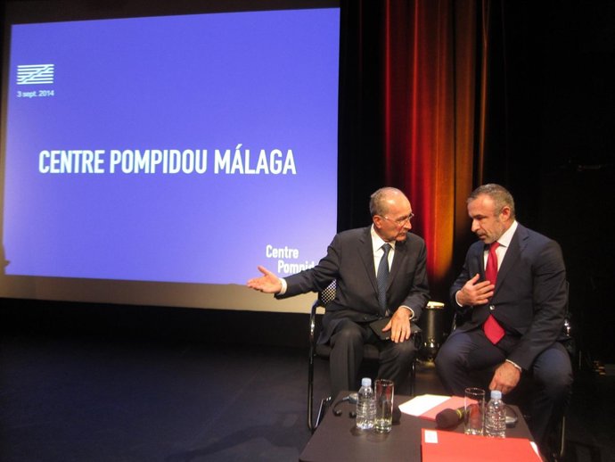 Francisco de la Torre y Alain Seban, presentación Pompidu