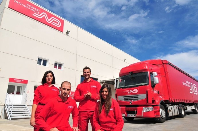 Foto de trabajadores Norbert Dentressangle