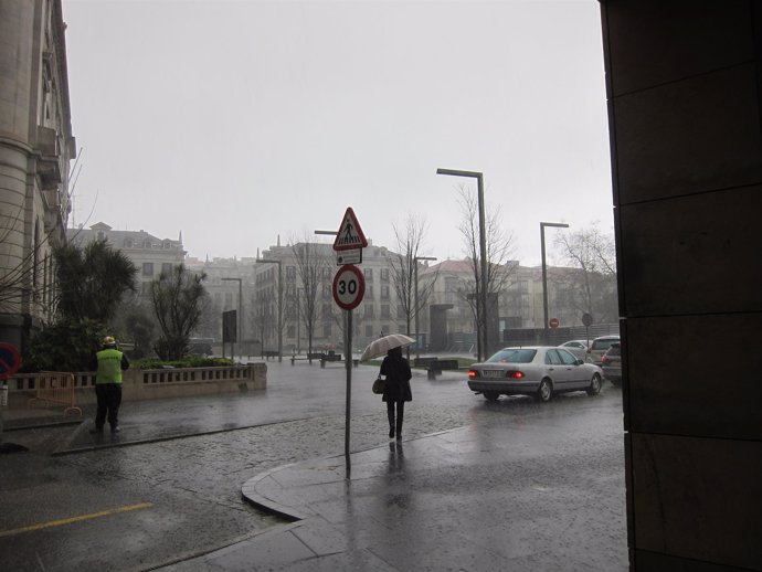 Lluvia en Santander