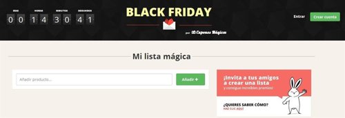 Cupones Mágicos, ofertas para Black Friday