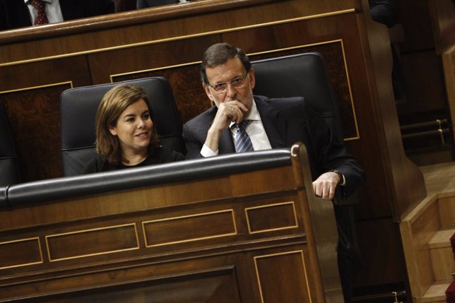 Santamaría y Rajoy