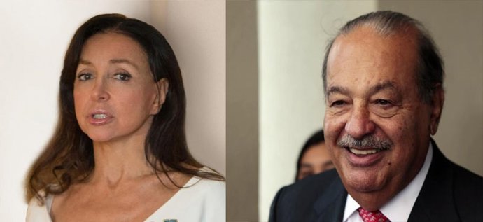 Carlos Slim y Esther Koplowitz
