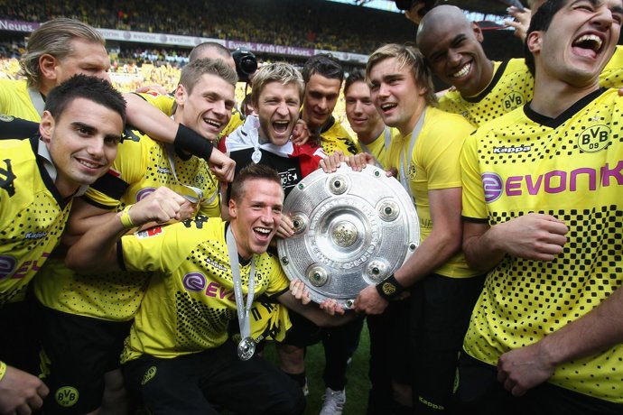Borussia Dortmund Celebra Tu Título De Bundesliga