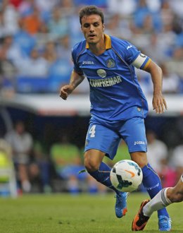 Pedro León con el Getafe